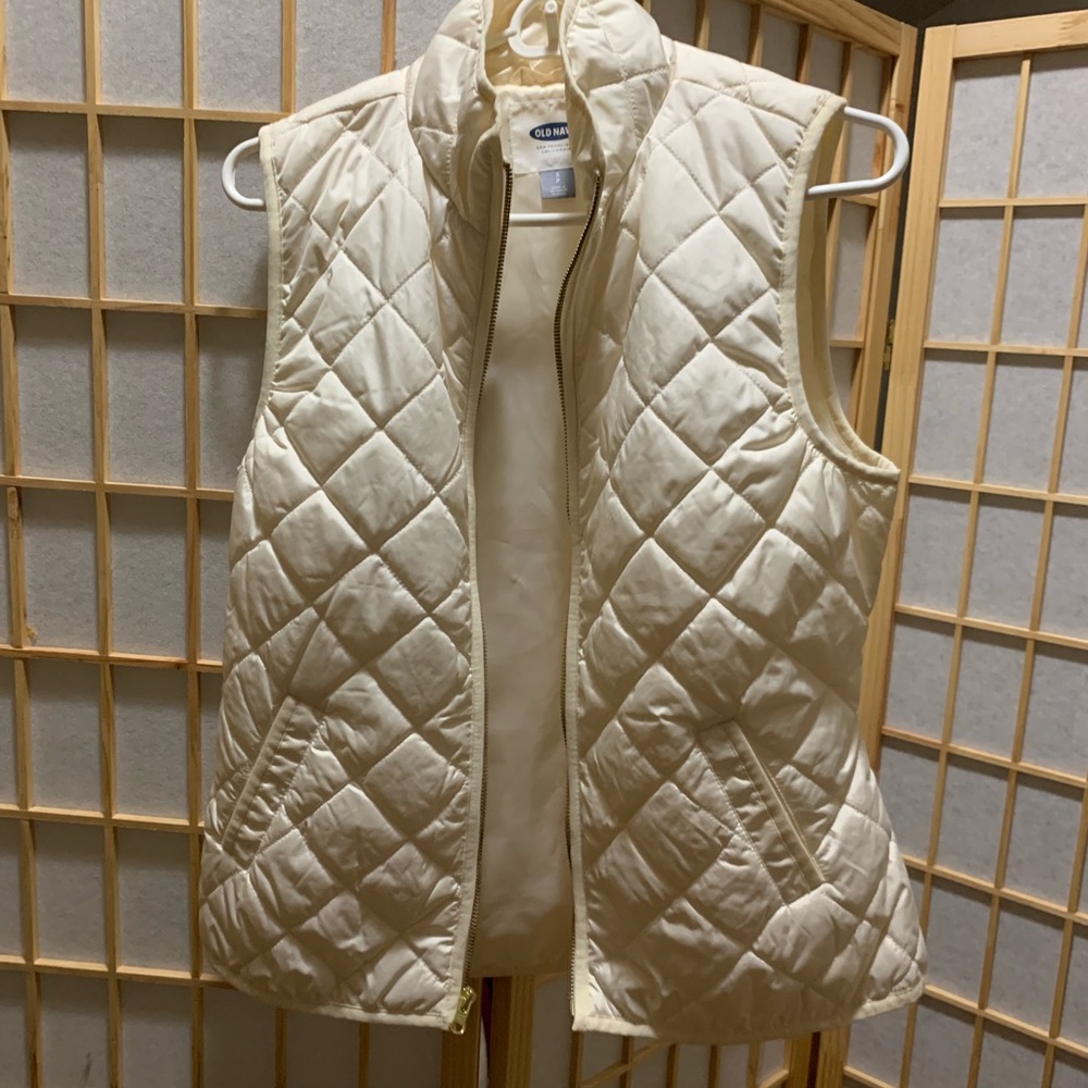 Beige Old Navy Vest